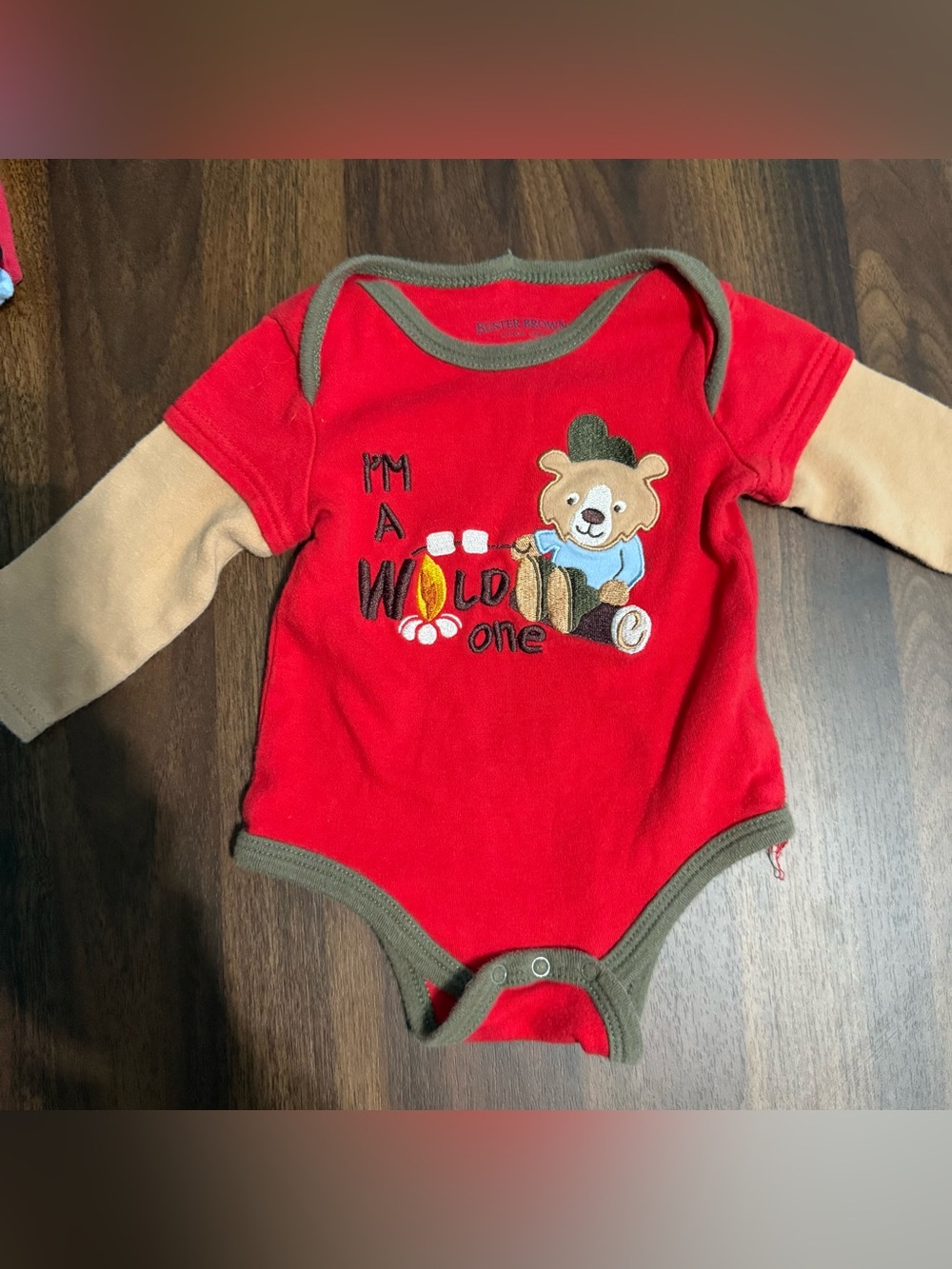 ✨2/$6✨ Baby boy buster brown onesie